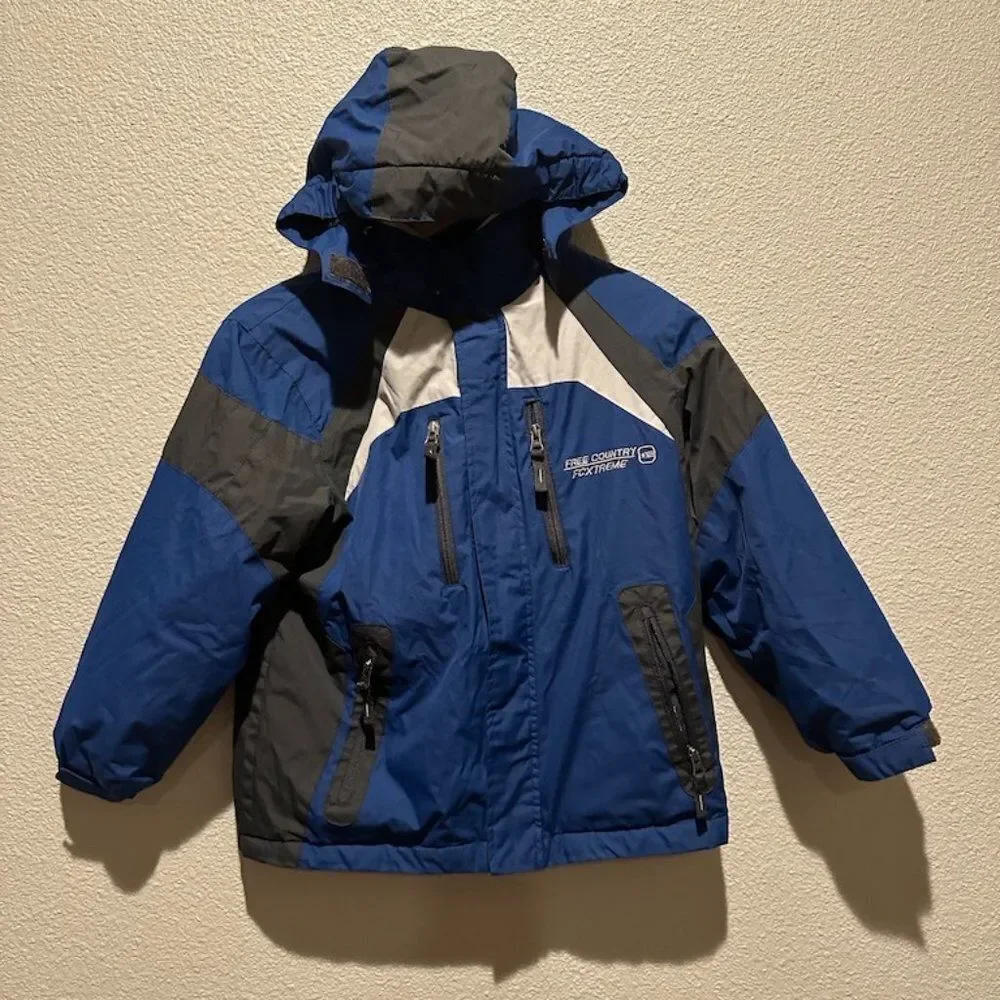 Free County Extreme Performance Series Puffer Boy Jacket Size 7/8